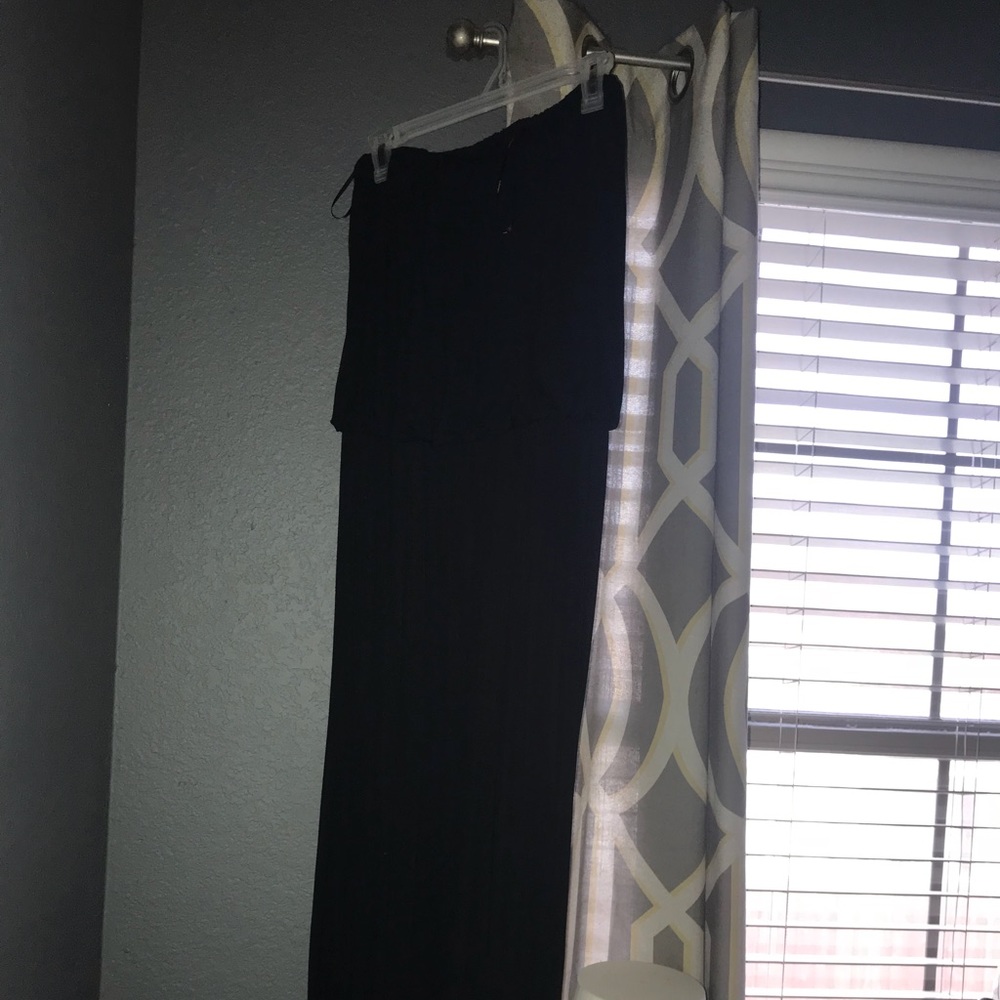 Simple Black Maxi Dress